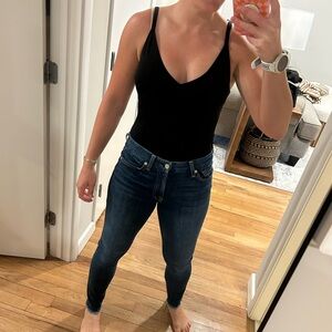 Good American Black Bodysuit